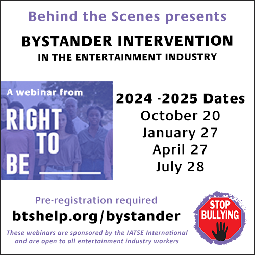 Behind the Scenes Announces 20242025 Free Bystander Intervention Trainings United States